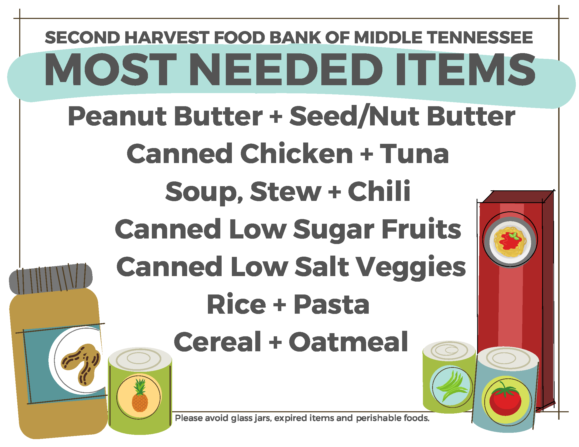 canned food drive names